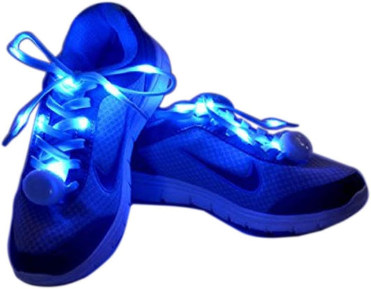 Flammi LED Nylon Shoelaces Light up Glow in the Dark for Party Dancing Skating